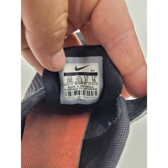 Nike Flex Experience RN5 Kids 13 C Black White Heart Print Slip On Sneaker - Picture 11 of 11